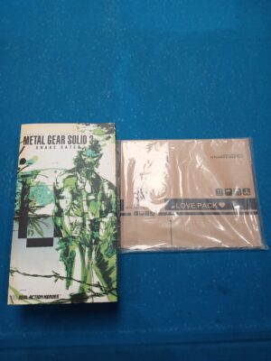 METAL GEAR SOLID 3 SNAKE EATER MEDICOM REAL ACTION HEROES + BOX ACCESSORY