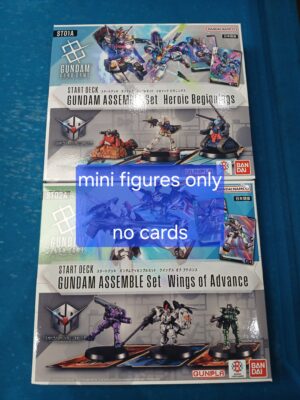 GUNDAM ASSEMBLE TABLETOP MINIATURE FIGURES ONLY SET OF 6