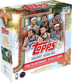 2025 Topps Holiday Basketball - Factory Sealed - Mega Box