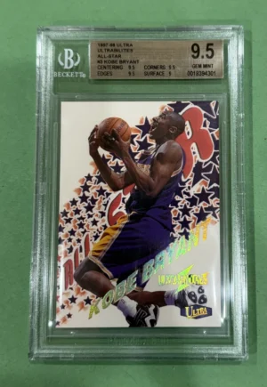 1997-98 Fleer Ultra Kobe Bryant Ultrabilities All Star #3 BGS 9.5 GEM MINT