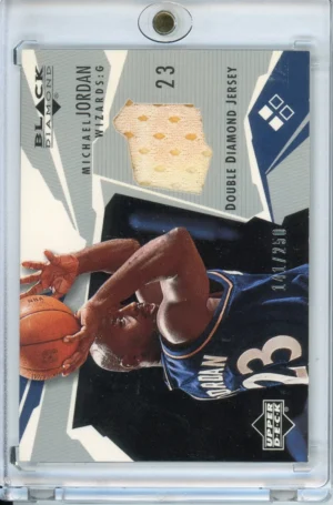 2003 Upper Deck #BD2-MJ Michael Jordan Black Diamond Game Used Jersey /250