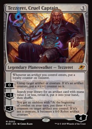 Tezzeret, Cruel Captain<br /><span class="collector-number">Collector No. 2</span>