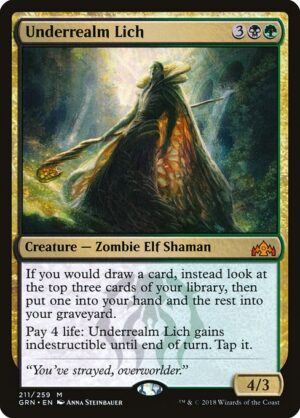 Underrealm Lich<br /><span class="collector-number">Collector No. 211</span>