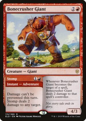 Bonecrusher Giant // Stomp - Foil<br /><span class="collector-number">Collector No. 115</span>