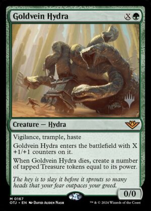 Goldvein Hydra - Foil<br /><span class="collector-number">Collector No. 167p</span>