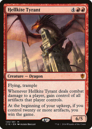 Hellkite Tyrant<br /><span class="collector-number">Collector No. 128</span>