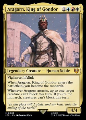 Aragorn, King of Gondor - Foil<br /><span class="collector-number">Collector No. 5</span>