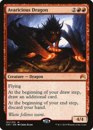 Avaricious Dragon<br /><span class="collector-number">Collector No. 131</span>