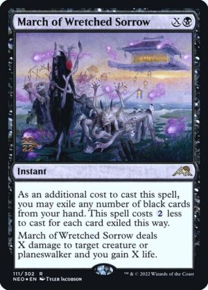 March of Wretched Sorrow - Foil<br /><span class="collector-number">Collector No. 111s</span>