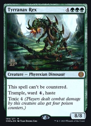 Tyrranax Rex - Foil<br /><span class="collector-number">Collector No. 189s</span>