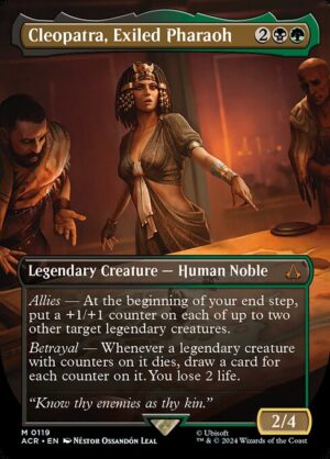 Cleopatra, Exiled Pharaoh - Foil<br /><span class="collector-number">Collector No. 119</span>