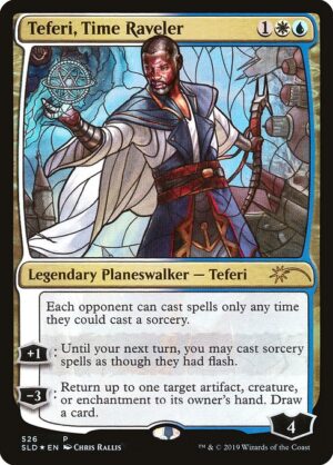 Teferi, Time Raveler - Foil<br /><span class="collector-number">Collector No. 526</span>