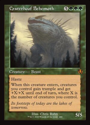 Craterhoof Behemoth<br /><span class="collector-number">Collector No. 480</span>