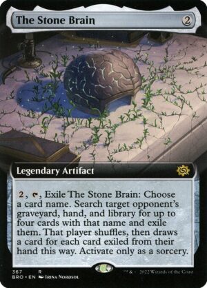 The Stone Brain - Foil<br /><span class="collector-number">Collector No. 367</span>