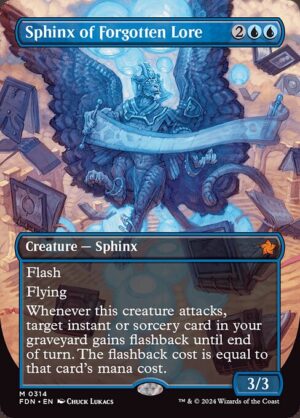 Sphinx of Forgotten Lore - Foil<br /><span class="collector-number">Collector No. 314</span>