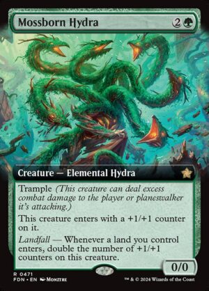 Mossborn Hydra<br /><span class="collector-number">Collector No. 471</span>