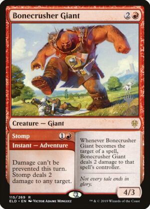 Bonecrusher Giant // Stomp - Foil<br /><span class="collector-number">Collector No. 115p</span>