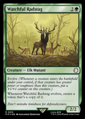 Watchful Radstag - Foil<br /><span class="collector-number">Collector No. 615</span>