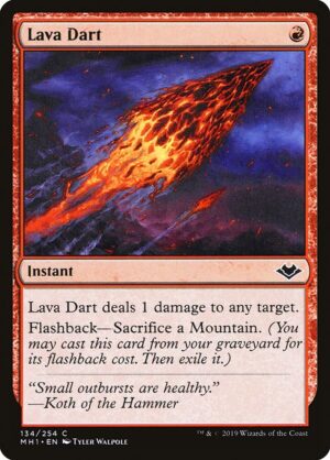 Lava Dart - Foil<br /><span class="collector-number">Collector No. 134</span>