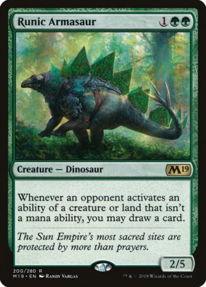 Runic Armasaur<br /><span class="collector-number">Collector No. 200</span>