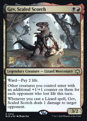 Gev, Scaled Scorch - Foil<br /><span class="collector-number">Collector No. 214s</span>