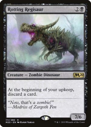 Rotting Regisaur - Foil<br /><span class="collector-number">Collector No. 111p</span>