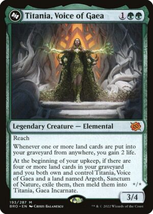 Titania, Voice of Gaea - Foil<br /><span class="collector-number">Collector No. 193</span>