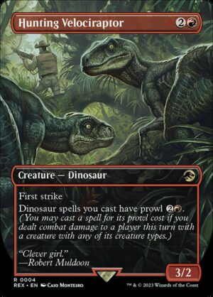Hunting Velociraptor - Foil<br /><span class="collector-number">Collector No. 4</span>
