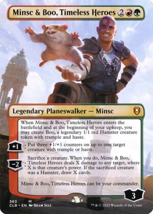 Minsc & Boo, Timeless Heroes - Foil<br /><span class="collector-number">Collector No. 363</span>