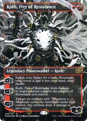 Koth, Fire of Resistance - Foil<br /><span class="collector-number">Collector No. 446</span>