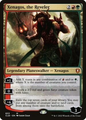 Xenagos, the Reveler<br /><span class="collector-number">Collector No. 853</span>