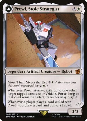 Prowl, Stoic Strategist // Prowl, Pursuit Vehicle<br /><span class="collector-number">Collector No. 1</span>