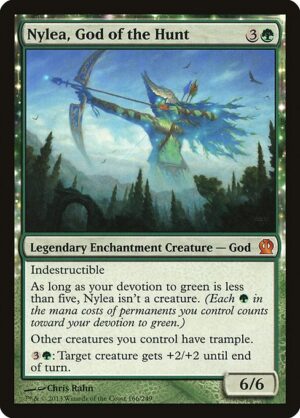 Nylea, God of the Hunt - Foil<br /><span class="collector-number">Collector No. 166</span>