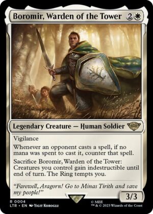 Boromir, Warden of the Tower<br /><span class="collector-number">Collector No. 4</span>
