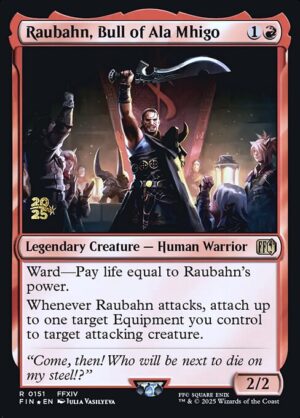 Raubahn, Bull of Ala Mhigo - Foil<br /><span class="collector-number">Collector No. 151s</span>