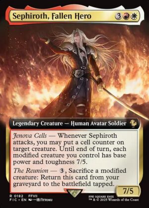 Sephiroth, Fallen Hero - Foil<br /><span class="collector-number">Collector No. 182</span>