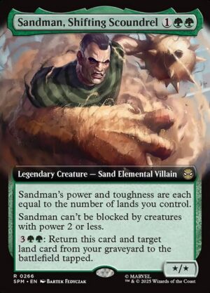 Sandman, Shifting Scoundrel - Foil<br /><span class="collector-number">Collector No. 266</span>