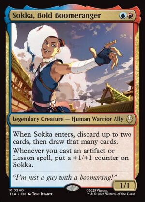 Sokka, Bold Boomeranger<br /><span class="collector-number">Collector No. 240</span>