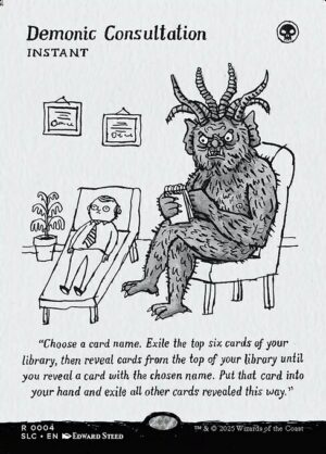 Demonic Consultation<br /><span class="collector-number">Collector No. 4</span>