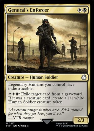 General's Enforcer - Foil<br /><span class="collector-number">Collector No. 217</span>