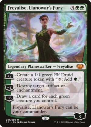 Freyalise, Llanowar's Fury<br /><span class="collector-number">Collector No. 1</span>