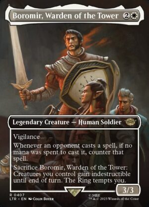 Boromir, Warden of the Tower<br /><span class="collector-number">Collector No. 407</span>