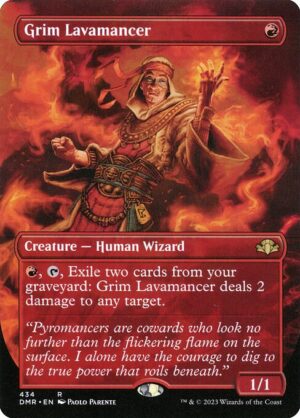 Grim Lavamancer<br /><span class="collector-number">Collector No. 434</span>