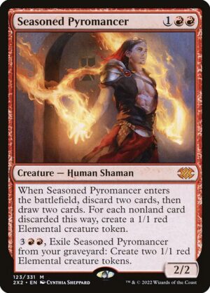 Seasoned Pyromancer - Foil<br /><span class="collector-number">Collector No. 123</span>