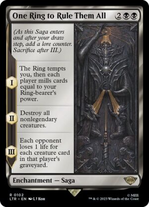 One Ring to Rule Them All - Foil<br /><span class="collector-number">Collector No. 102</span>