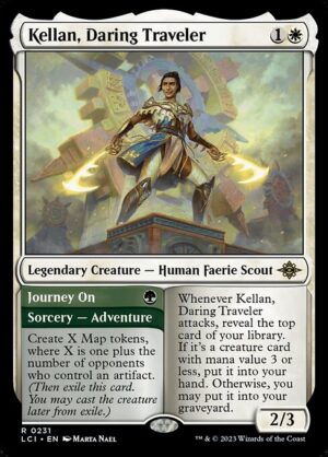 Kellan, Daring Traveler // Journey On<br /><span class="collector-number">Collector No. 231</span>