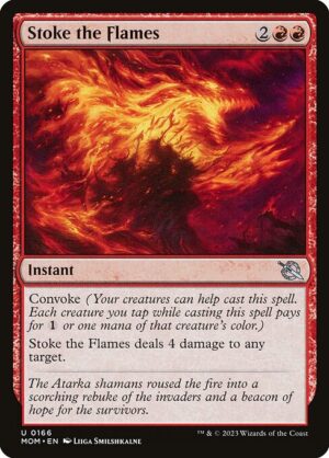 Stoke the Flames - Foil<br /><span class="collector-number">Collector No. 166</span>