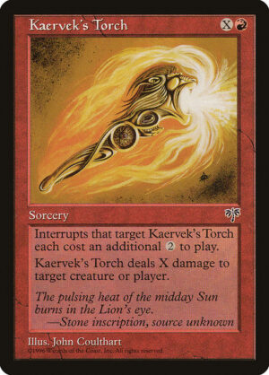 Kaervek's Torch<br /><span class="collector-number">Collector No. 185</span>