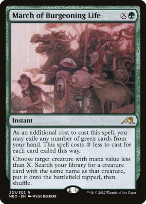 March of Burgeoning Life - Foil<br /><span class="collector-number">Collector No. 201</span>