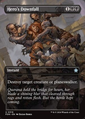 Hero's Downfall - Foil<br /><span class="collector-number">Collector No. 319</span>